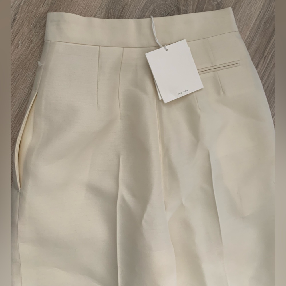 THE ROW Gordon Wool Wide-leg Pants Size 2 - Picture 7 of 13